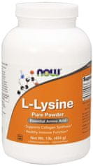 NOW Foods L-Lysine (L-lysin) prášek, 454g