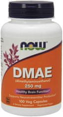 NOW Foods DMAE, dimetylaminoetanol, 250 mg, 100 kapslí