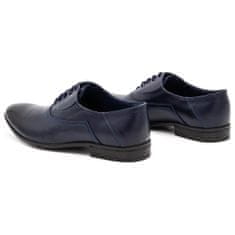 LUKAS Pánská společenská obuv 291 navy blue velikost 45
