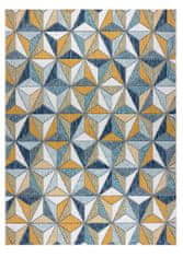 Dywany Łuszczów AKCE: 140x190 cm Kusový koberec Cooper Sisal Mosaic 22222 ecru/navy – na ven i na doma 140x190