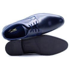 Pánská společenská obuv 447 navy blue velikost 48