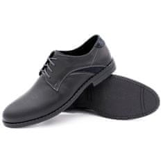 LUKAS Elegantní pánská obuv 253LU černá velikost 45
