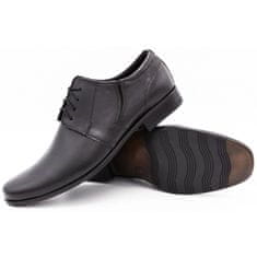 Pánská společenská obuv 152LU černá velikost 45