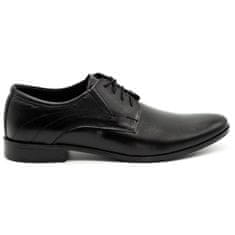 LUKAS Pánská společenská obuv 256 černá velikost 48