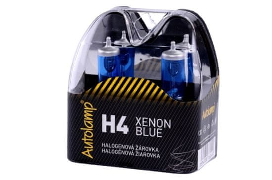 AUTOLAMP Sada 2 kusů žárovek typ H4 Xenon Blue, příkon 60/55W, napětí 12V