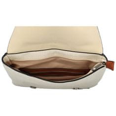Turbo Bags Trendový dámský koženkový batoh Nava, béžový