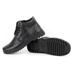 Joker Pánské zateplené zimní boty 508J černé velikost 45
