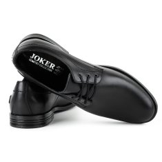 Joker Pánská společenská kožená obuv 328J černá velikost 45