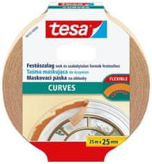 Tesa Maskovací páska na oblouky "Perfect Curves 56533", 25 mm x 25 m, krepovaná