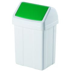 shumee Odpadkový koš na třídění odpadu - zelený 25L