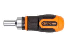 Tactix Mini ráčnový šroubovák 115 mm s bity, 6 ks - TC900063