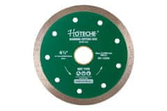 Hoteche Diamantový řezný kotouč, WET TYPE, 115 mm - HT570163