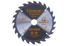 Hoteche Pilový kotouč na dřevo 185 mm, 24 zubů - HT580109