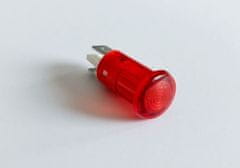 HADEX Kontrolka 230V s doutnavkou ,červená, průměr 12,5mm