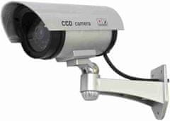 HADEX Atrapa kamery IR CCD, venkovní, stříbrná