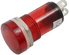 HADEX Kontrolka 12V červená, průměr 18mm
