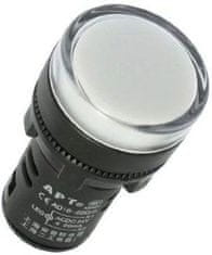HADEX Kontrolka 230V LED 29mm AD16-22DS, bílá