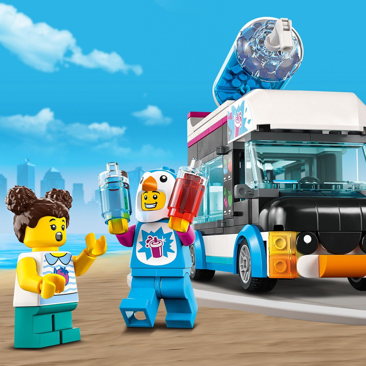 LEGO City 60384 Tučňáčí dodávka s ledovou tříští