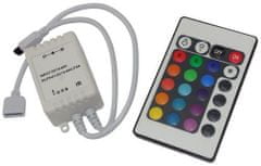 HADEX Ovládač LED pásků RGB 12V/3x2A , IR D.O. 24 tlačítek