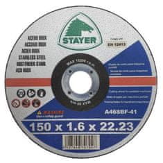 STAYER Kotouč řezný na kov STANDARD T41, Ø 150 x 1,6 x 22,23 mm