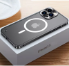 Kovový magnetický Magsafe kryt na Apple iPhone 14, černý
