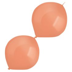 Amscan Balónky latexové spojovací dekoratérské perleťové pomerančové 30 cm 50 ks