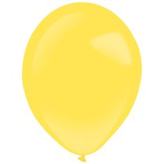 Amscan Balónky latexové dekoratérské Fashion žluté 27,5 cm 50 ks