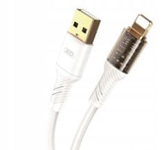 XO Kabel USB na Lightning iPhone 2,4A 1m, bílá