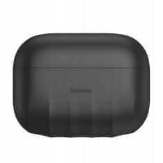 BASEUS Silikonové pouzdro na sluchátka pro AirPods Pro, WIAPPOD-BK01 černá