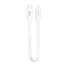 DUDAO Kabel USB-C na Lightning 65W 28cm, bílá