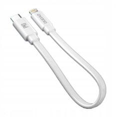 DUDAO Kabel USB-C na Lightning 65W 28cm, bílá