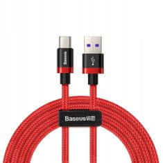 BASEUS Kabel USB-C Huawei 40W 2m 5A, CATZH-B09 červená