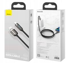 BASEUS Kabel USB USB-C + měření 40W 2m 5A, CATSK-A01 černá