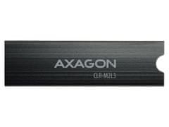 AXAGON CLR-M2L3, hliníkový pasivní chladič pro M.2 2280 SSD, výška 3 mm