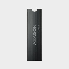 AXAGON CLR-M2L6, hliníkový pasivní chladič pro M.2 2280 SSD, výška 6 mm
