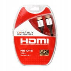 EnergoDom HDMI Premium Ultra High Speed 4K 8K 1,5m, NS-015