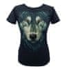 Dámské bavlněné tričko s HD potiskem vlka THREL01, L