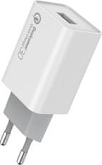ColorWay 1x USB/ síťová nabíječka/ 18W/ 100V-240V