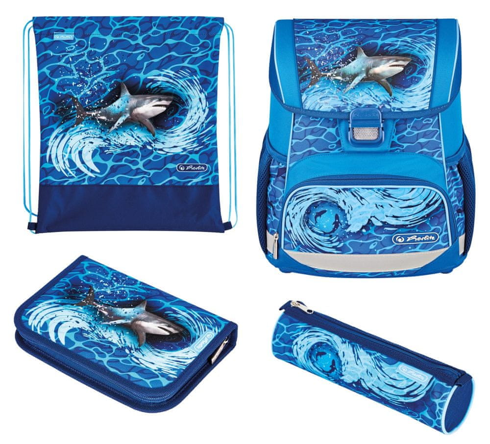Herlitz Školní taška Loop Plus Žralok