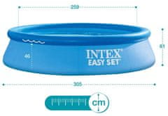 Intex Bazén 3,05 x 0,61m bez filtrace