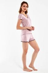 Cornette Dámské pyžamo KR 861/262 MICHELLE růžová XL