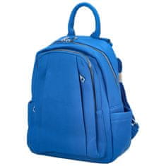Maria C. Městský dámský koženkový batoh Marfa, modrá