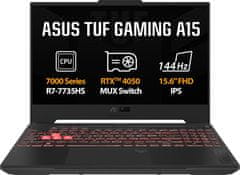 ASUS TUF Gaming A15 (2023), šedá (FA507NU-LP045W)