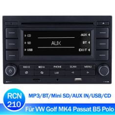 VW RCN210BT CD MP3 USB SD BT Passat B5 Jetta MK4