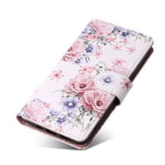 Tech-protect Pouzdro flip Xiaomi Redmi Note 13 Pro 5G / Poxo X6 Tech-Protect Wallet Blossom Flower multicolored
