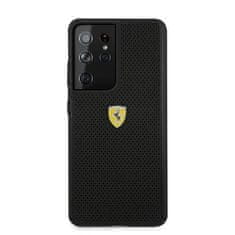 Ferrari Samsung Galaxy S21 Ultra - Silikonový kryt Ferrari (FESPEHCS21LBK) černý