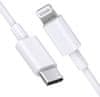 Datový kabel USB typu C na iPhone Lightning 1m KAKU (KSC-302) bílý