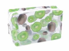 Kraftika 1ks zelená kiwi pouzdro / kosmetická taška 11x18 cm
