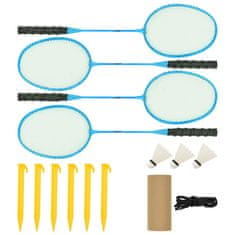 Greatstore Badmintonová síť žlutá a černá 600 x 155 cm PE tkanina