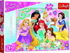 Trefl Puzzle Šťastný svět princezen/Disney Princess 200 dílků 48x34cm v krabici 33x23x4cm